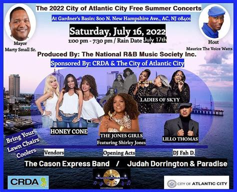 gardner's basin events|2022 City of Atlantic City FREE Summer Concert @ Gardner's .